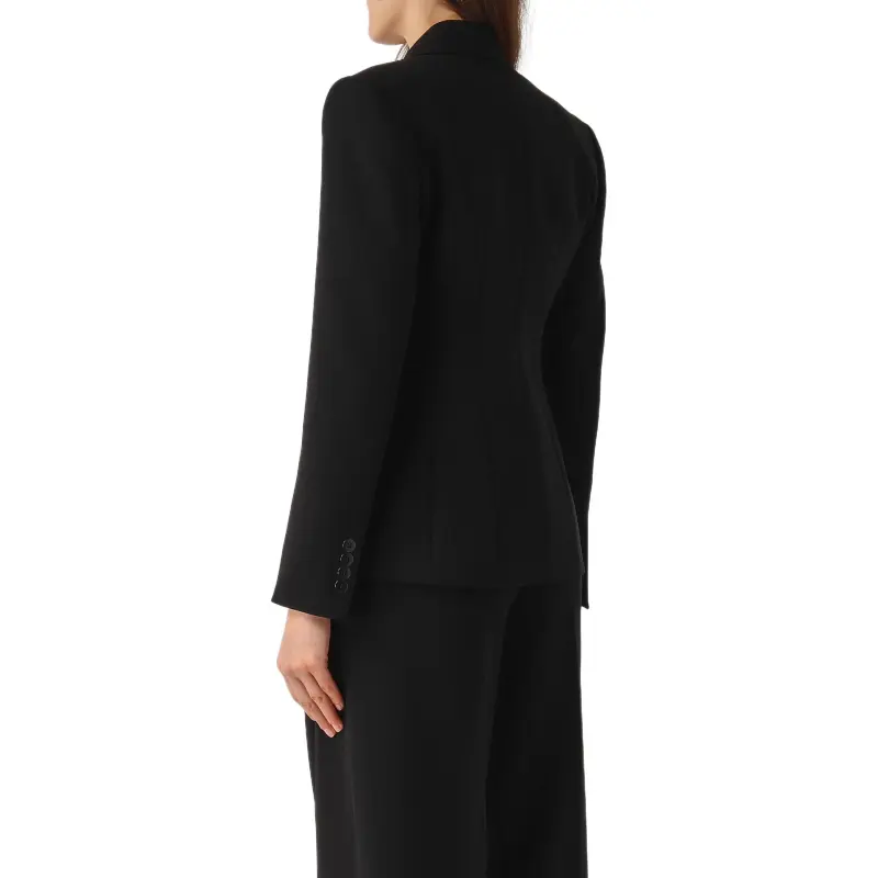 MaxMara Studio Double Breasted Long Sleeved Blazer-1