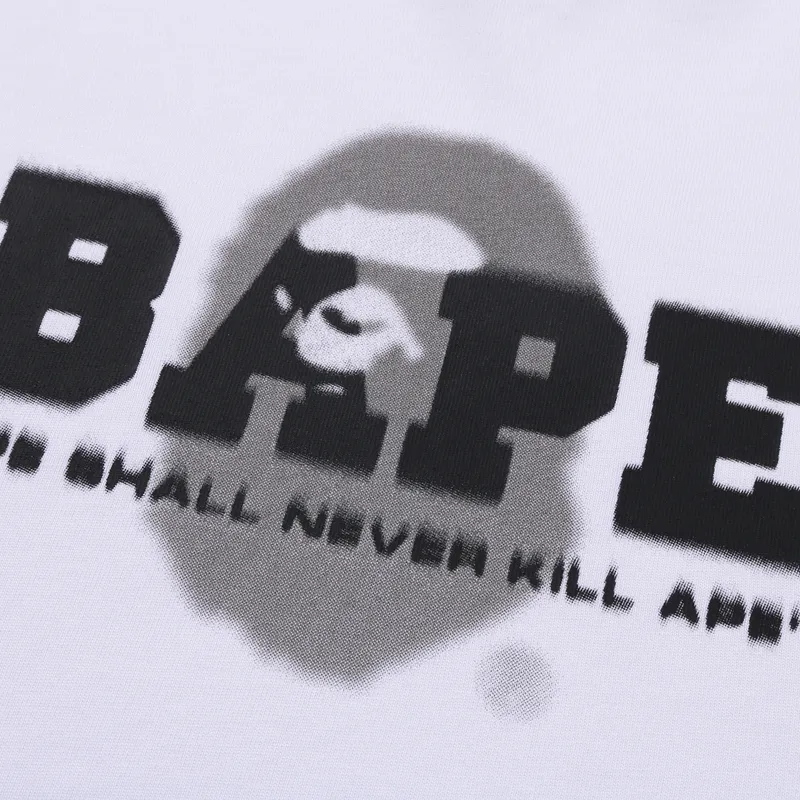 Bape Graffiti Logo Relaxed Fit Tee-2