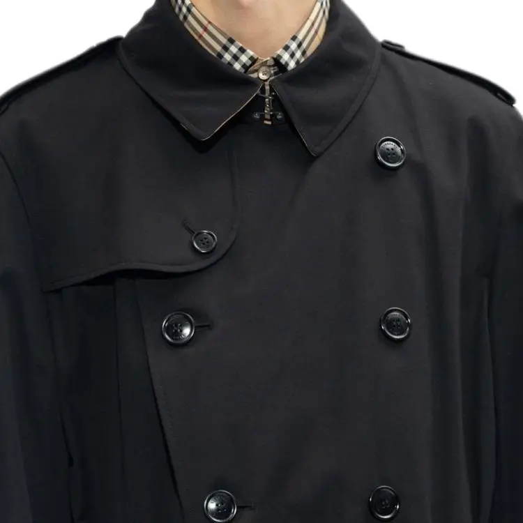 Burberry Double Breasted Belted Waist Trench Coat-5