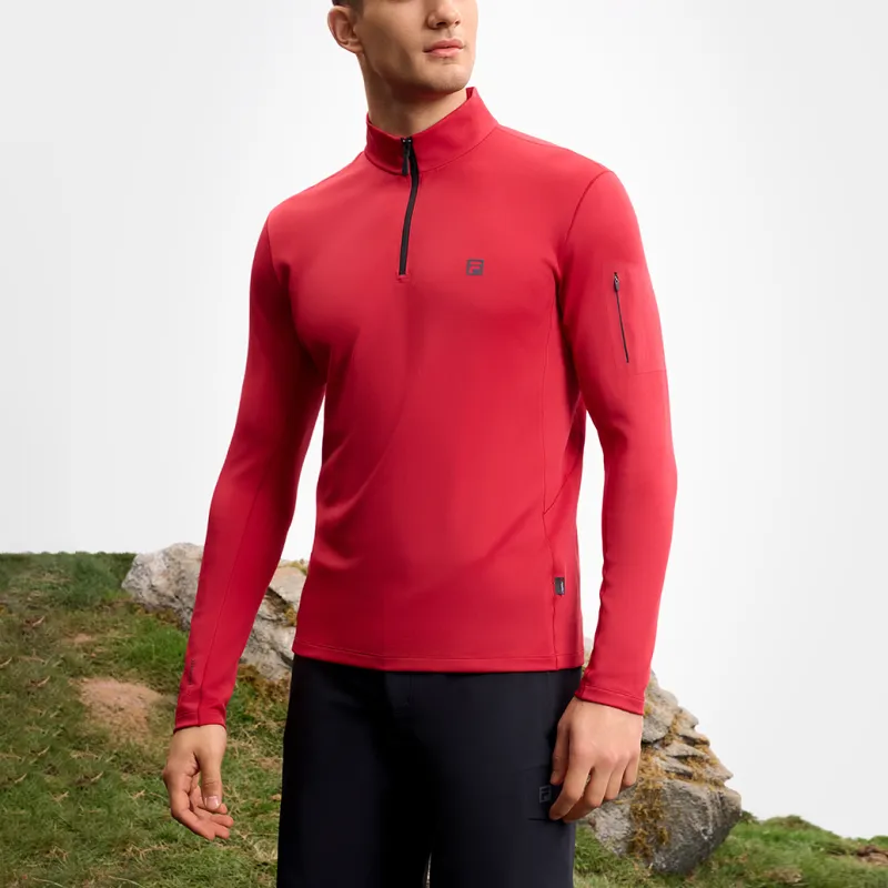 FILA T-Shirt Men's Dark Brier Red-4