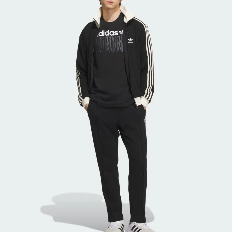 Adidas Originals WAFFLE BBTT Jackets Coats Unisex Black-2