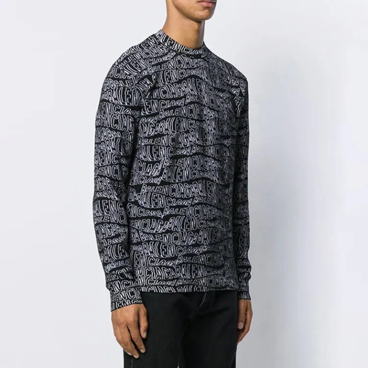 Balenciaga Sweaters Men Dark Gray-2