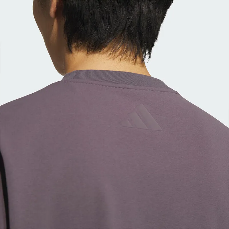 Adidas SS25 T Shirt Men's Purple-2