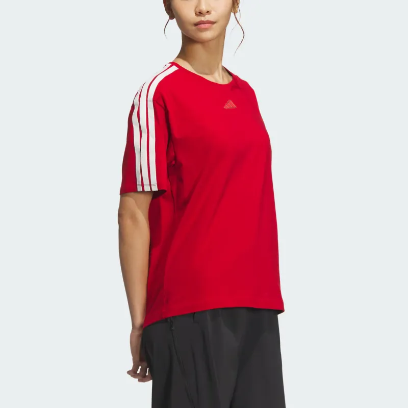 Adidas T Shirts Women's Red-4