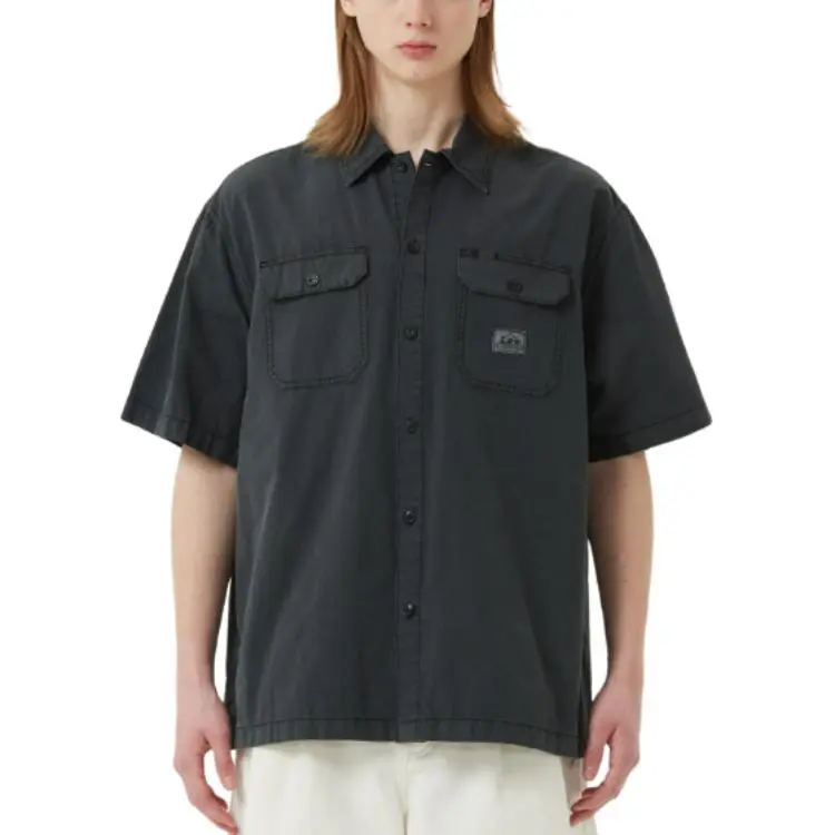 Lee Shirts Men Charcoal Gray-2
