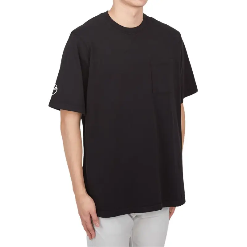 Malbon Golf T Shirt Men's Black-2