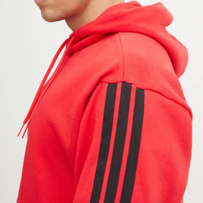 Adidas Free Shipping With AdiClub Essentials 3 Stripes Fleece Hoodie-3