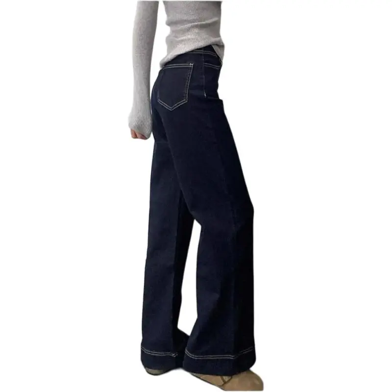 Concubine Zhu Jeans Women's Dark Blue-3