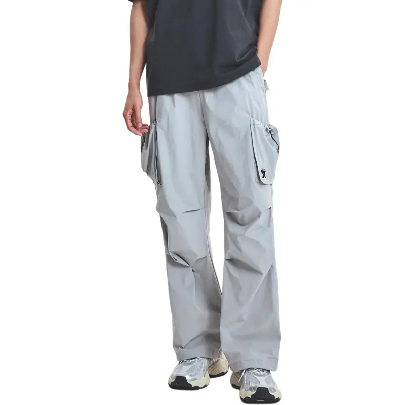 MLB Basic New York YankeesGofcore Cargo Pants Unisex Light Gray-3