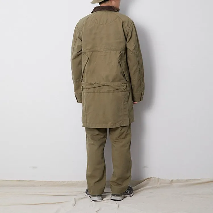 Snow Peak Trench Coats Men Khaki-2