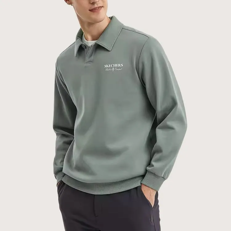 Skechers Diamond Series Sweatshirts Men Dracaena Green/035Z-3
