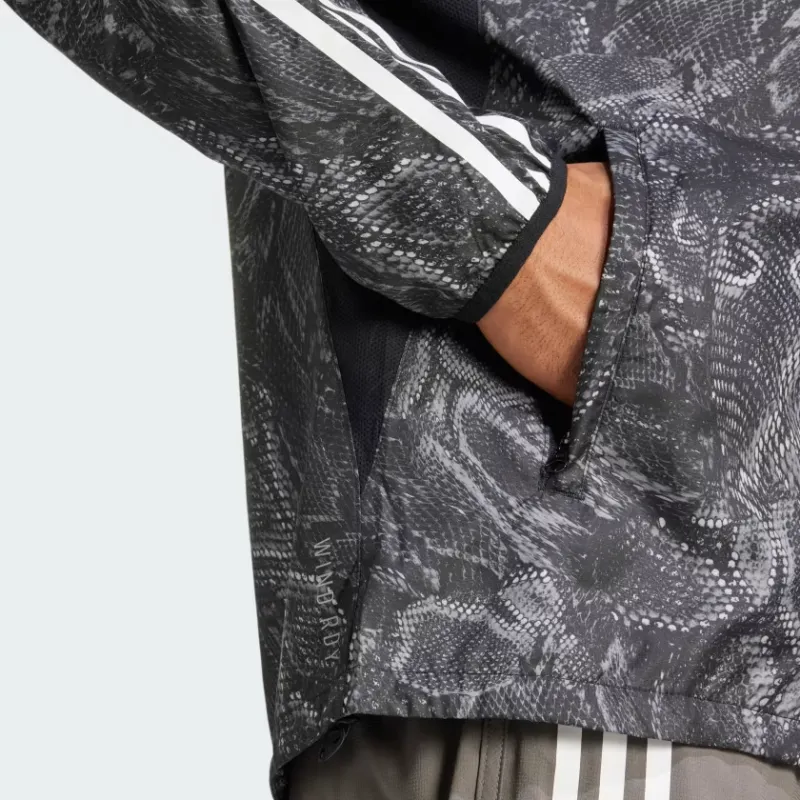 Adidas Free Shipping With AdiClub Own The Run Excite WIND.RDY Jacket-3