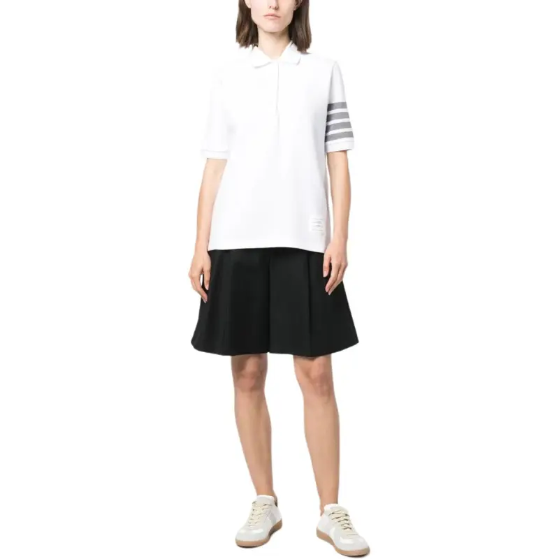 THOM BROWNE 4 Bar Stripe 2003 print Polo Shirt-3
