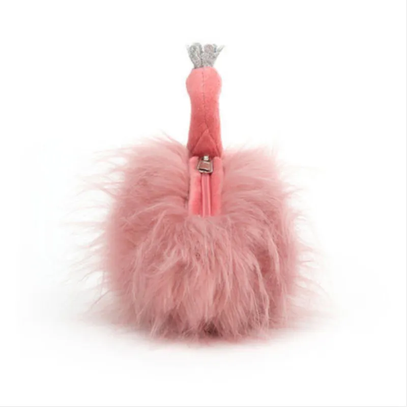 JELLYCAT Bird Collection Unique Flamingo Wallet Dolls Plush Doll 17cm Height-3