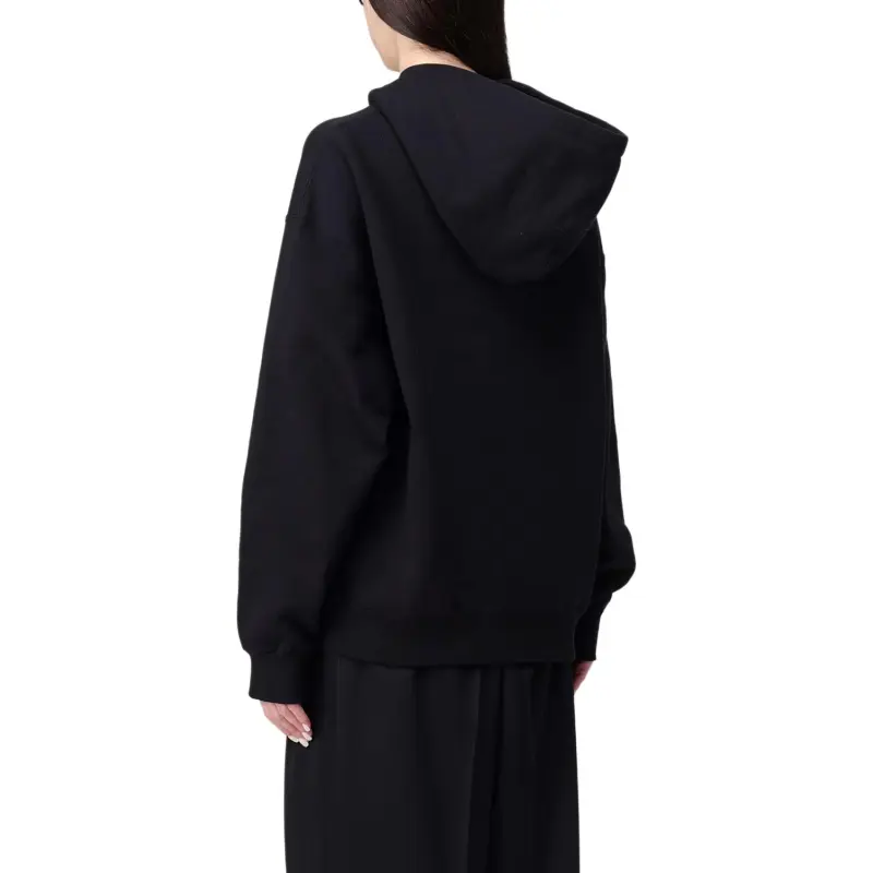 JIL SANDER + Logo Printed Drawstring Hoodie-1