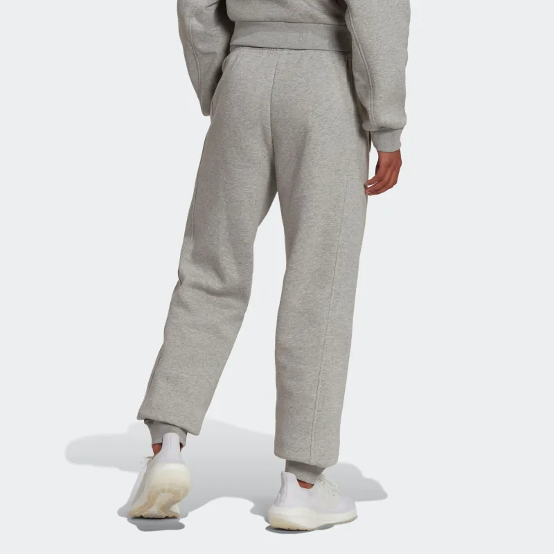 Adidas Knitted Sweatpants Women's Gray-2