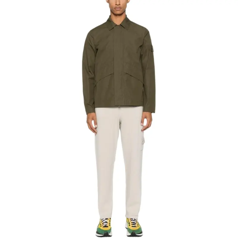 STONE ISLAND Stone Ghost Piece Compass Patch Overshirt-2