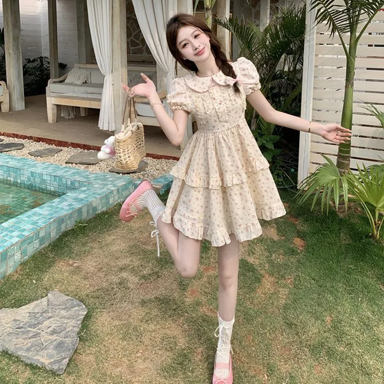 GULIANFEI Short Sleeved Dress Women's-3