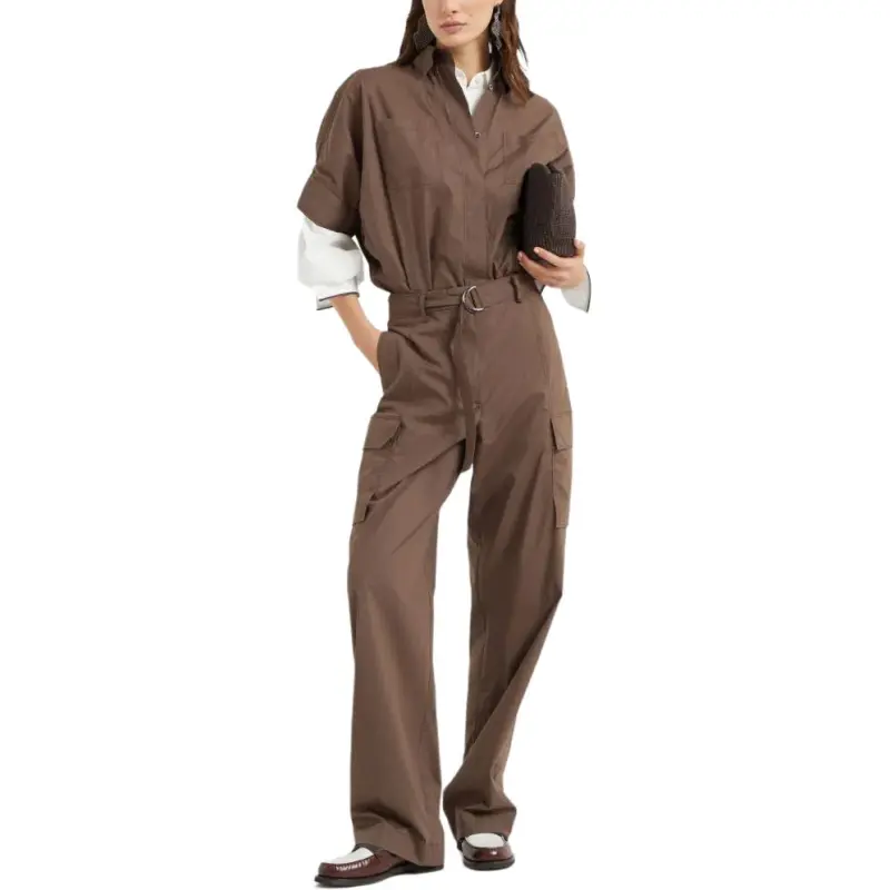 Brunello Cucinelli Poplin Jumpsuit-3