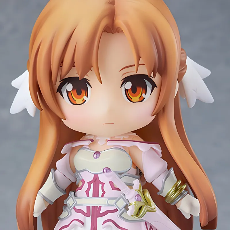 GSC Asuna/Kikuchi Asuna Sword Art Online Aincrad Stisia Asuna Nendoroid Chibi Figures 10cm-2