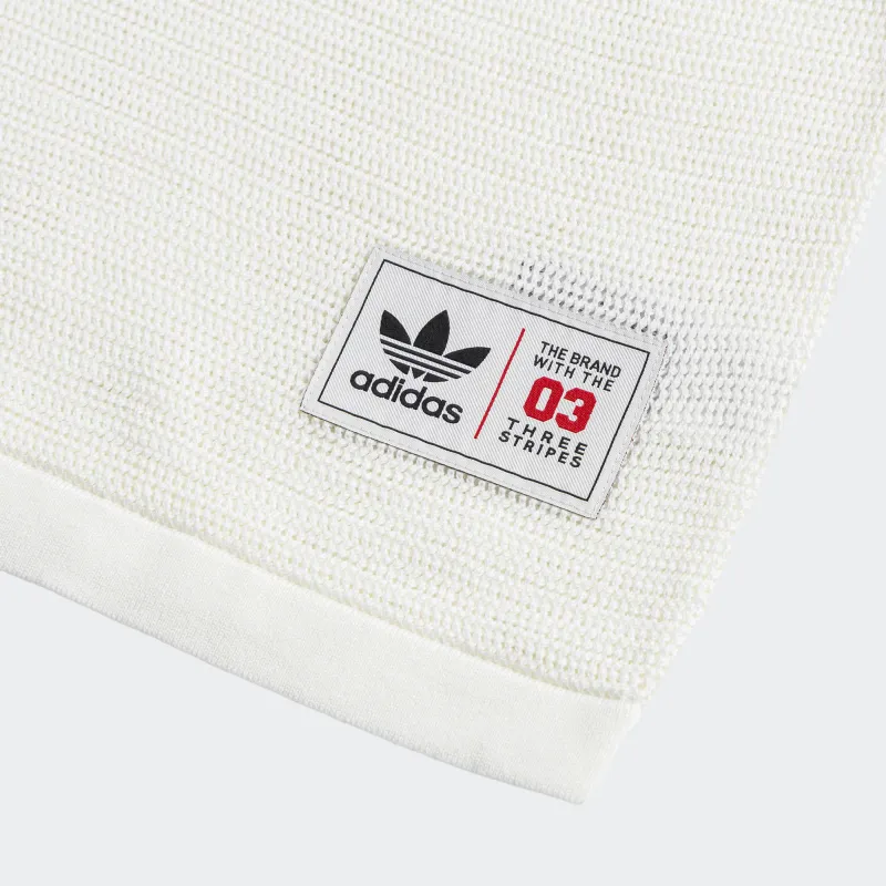 Adidas Originals BLOCKCORE SHORT SLEEVE KNIT T SHIRT T Shirt Unisex White-3