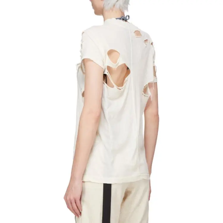 Rick Owens DRKSHDW Small Level Tee 'Natural'-1