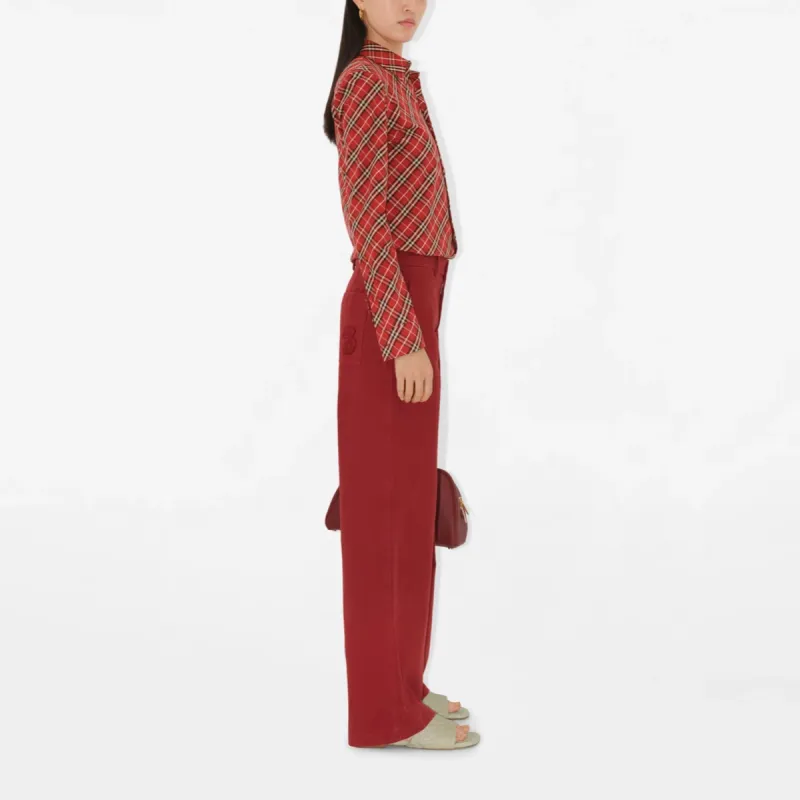 Burberry Cropped Shirt-3