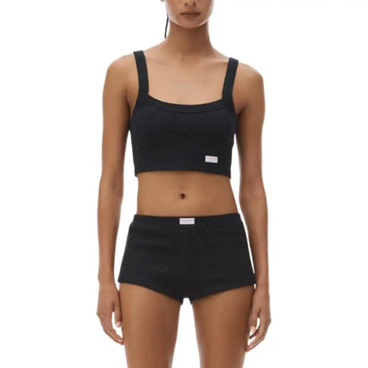 Alexander Wang Bodywear Series Casual Shorts Women's Black-1