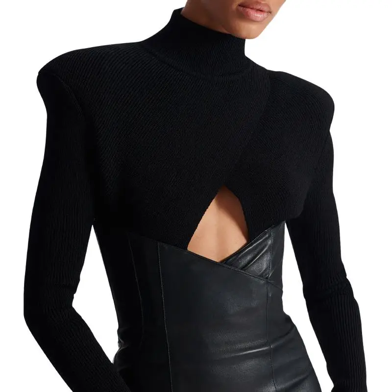 BALMAIN Panelled Maxi Dress-4