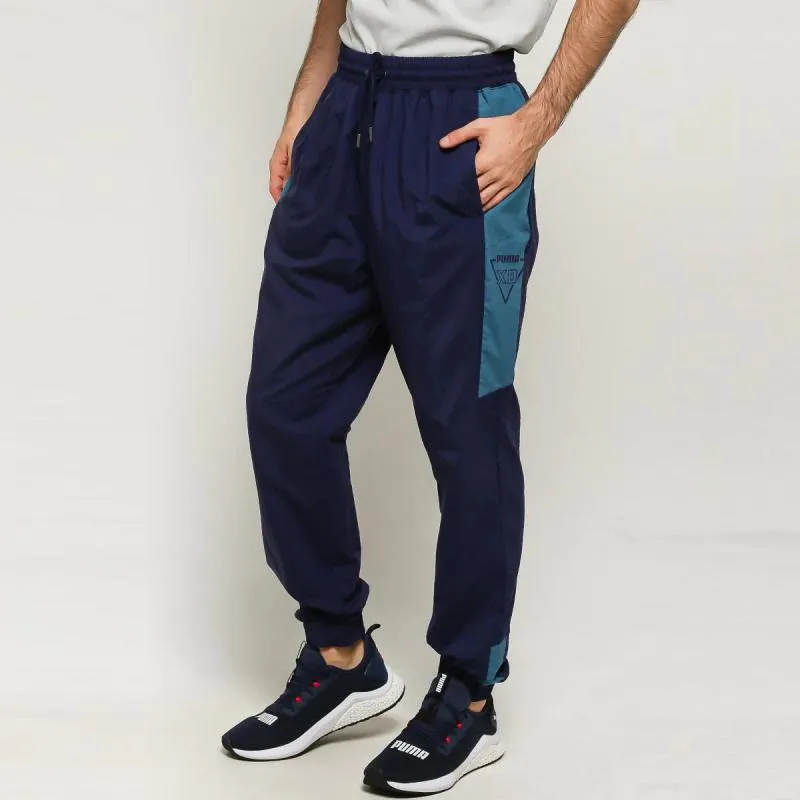 PUMA x PUMA Knitted Sports Pants Men's Marine Blue-1