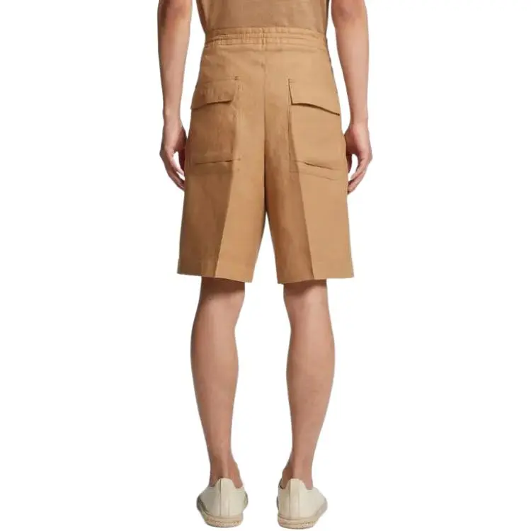 Zzegna Casual Shorts Men Light Army Green-2