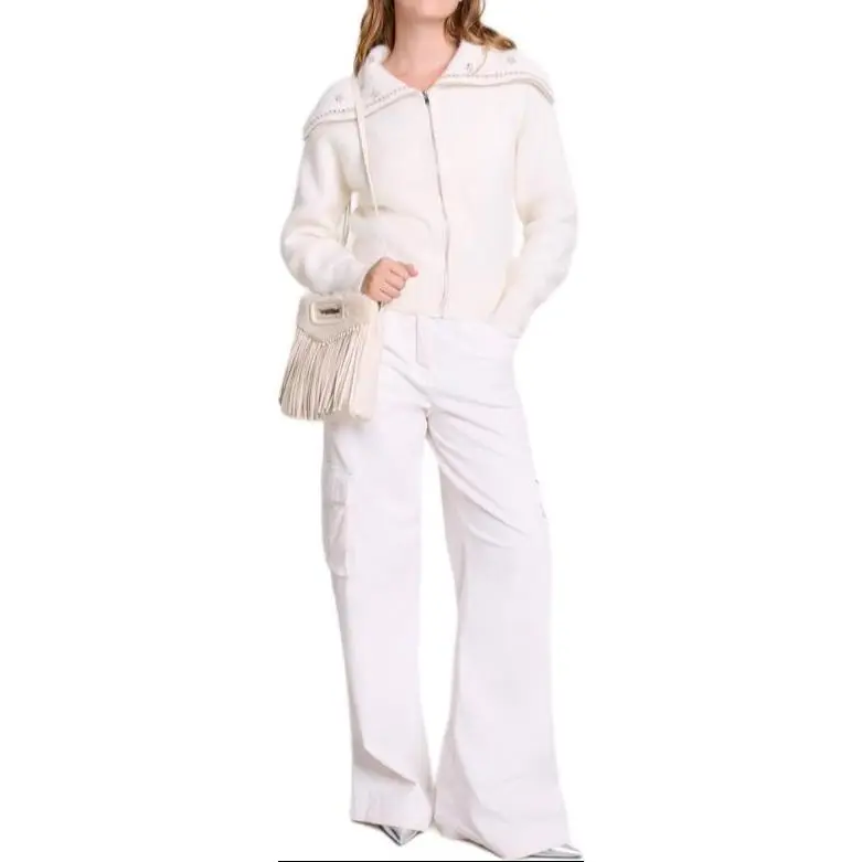 Maje Jewellery neck Cardigan-2