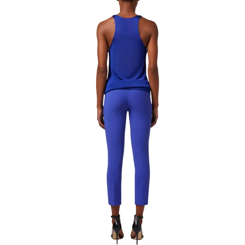 Elisabetta Franchi High Waisted Skinny Trousers-3