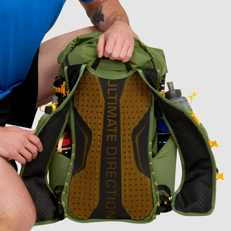 Ultimate Direction Polyester Outdoor Hiking Bag Backpack Unisex Avocado Green-3
