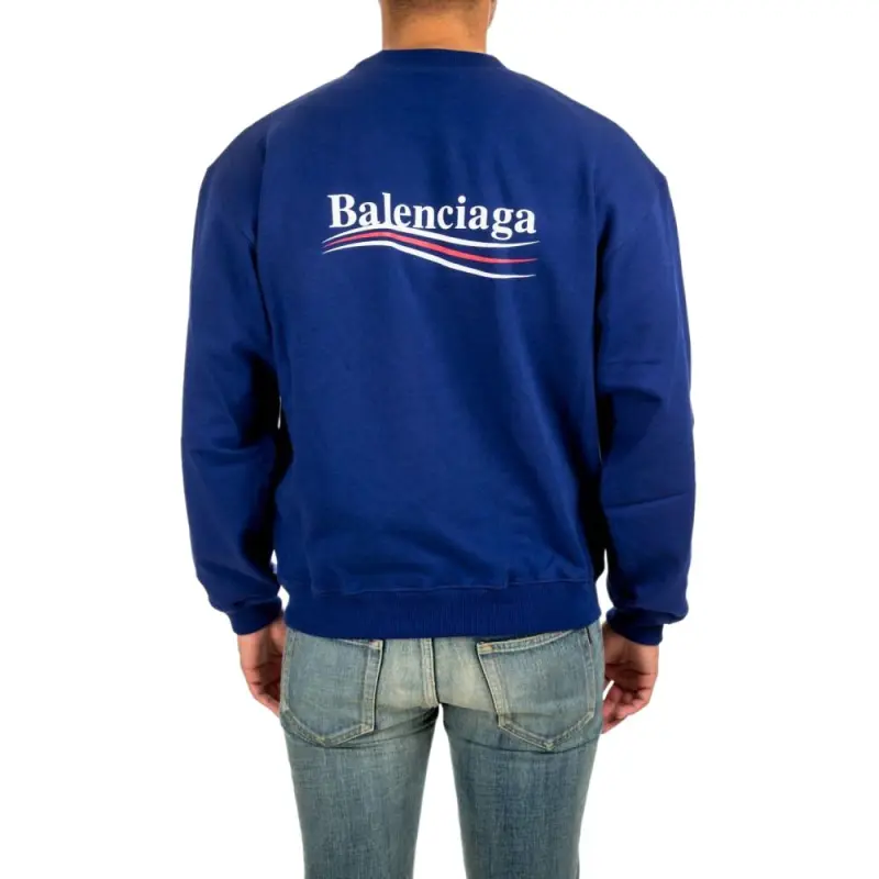 Balenciaga Sweatshirt Men's Blue-3