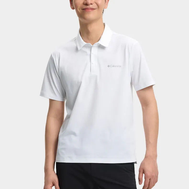 Columbia Transit Polo Shirt Men's White-2