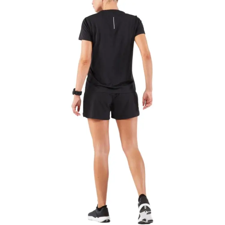 DECATHLON Kalenji100 Collection T Shirt Women's Smoky Black-5