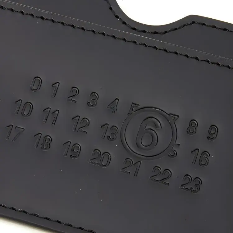 MM6 Maison Margiela Numeric Embossed Card Holder-3