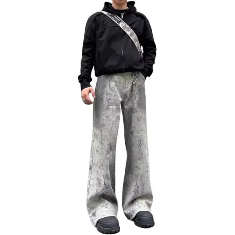 MGXEK Jeans Unisex Gray-2