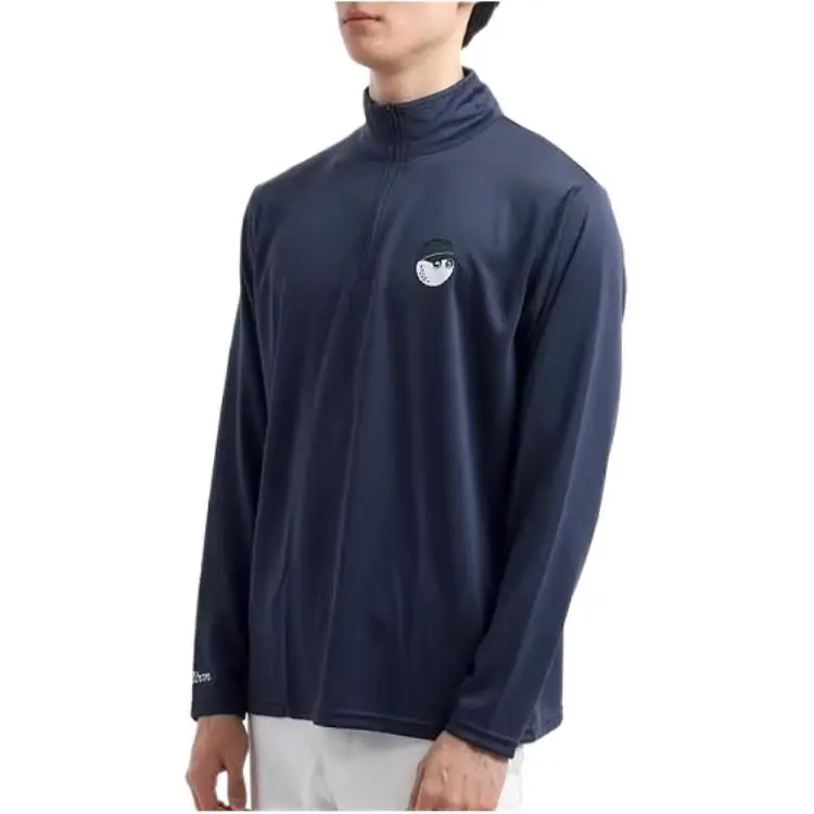 Malbon Golf T Shirt Men's Dark Blue-4
