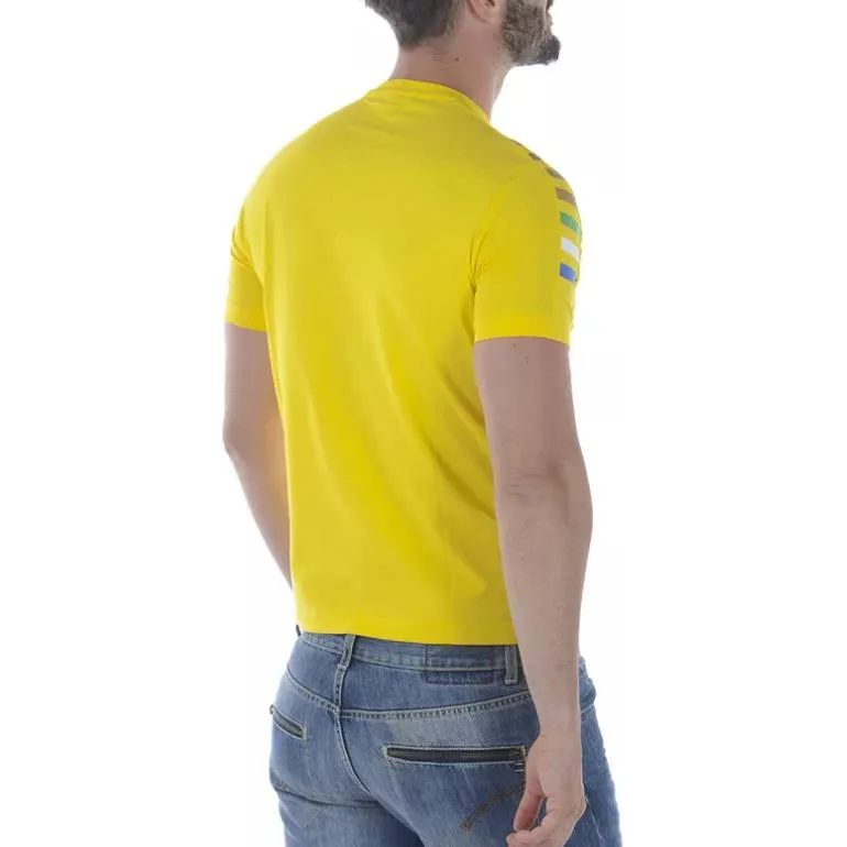 EMPORIO ARMANI EA7 T Shirt Men's Yellow-3