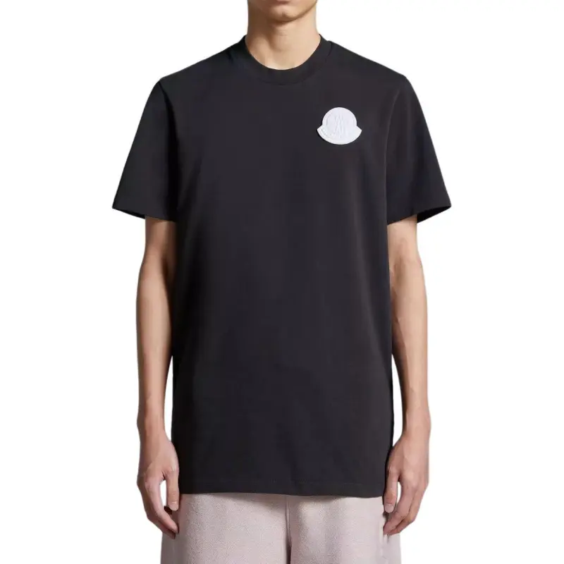 Moncler SS24 T Shirts Unisex Black-4