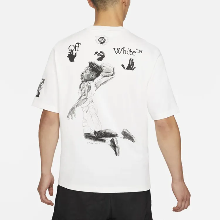 OFF WHITE X Jordan Mj T Shirt Asia Sizing-3