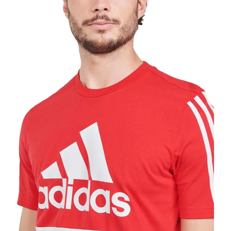Adidas Free Shipping With AdiClub Essentials Colorblock Tee-4