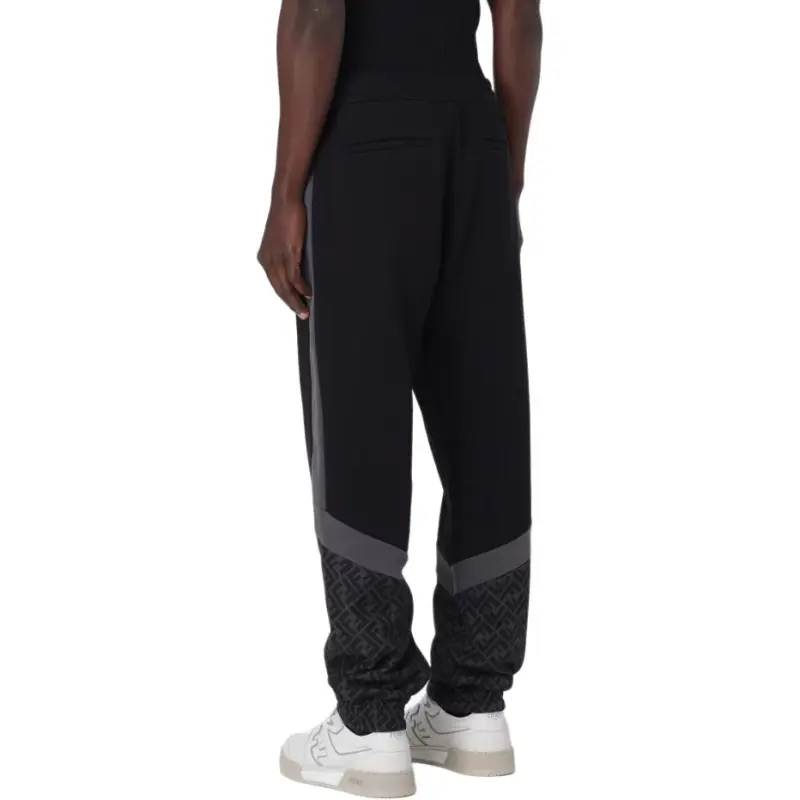 FENDI FF motif Track Pants-4