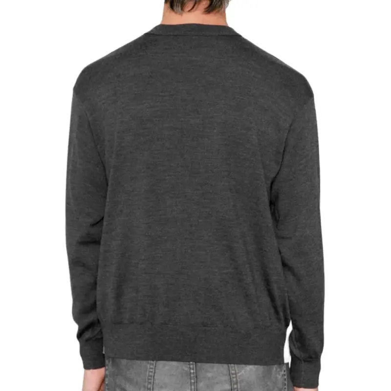 EMPORIO ARMANI Long Sleeved Crewneck Knitted Jumper-4