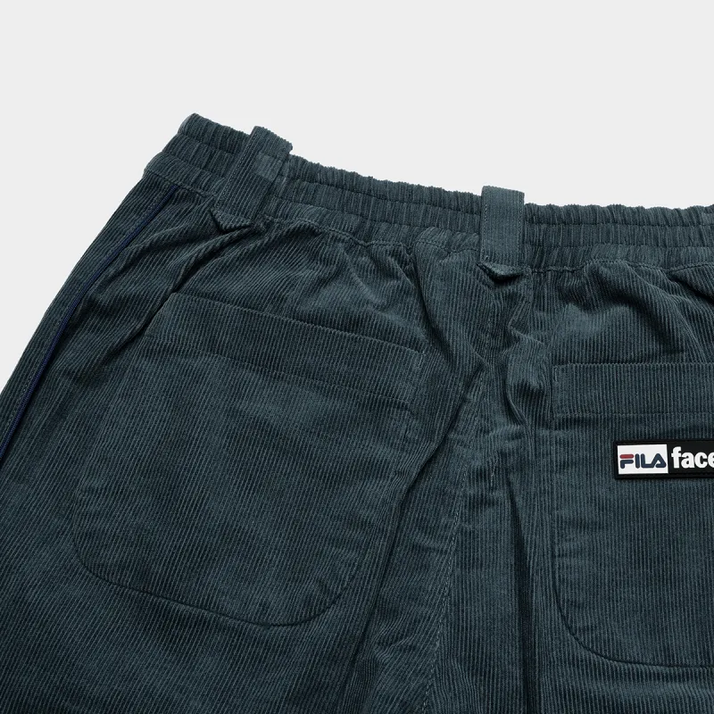 FILA FUSION x FACETASM FACETASM Casual Pants Women's Ink Blue Gray-3