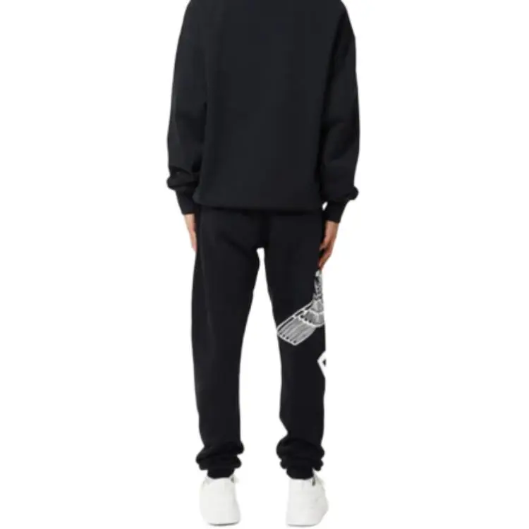 Boy London Casual Pants Unisex Black/White-6