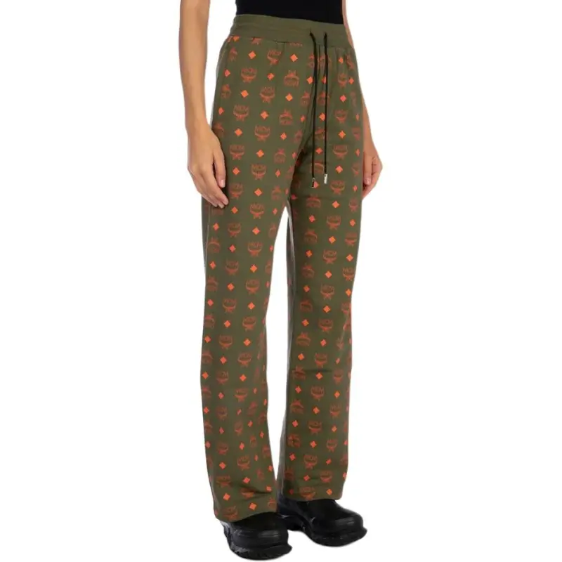 MCM Casual Pants Women's Green-3