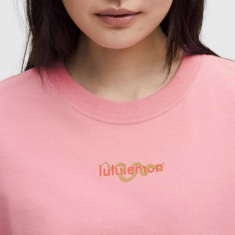 Lululemon Chinese New YearRelaxed Fit Shirt Women's Pink Tide-3